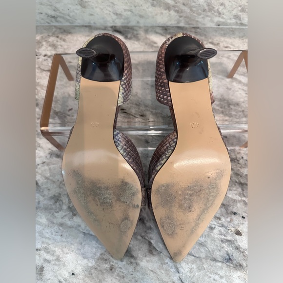 Peter Kaiser snake skin print women's heels Sz 4.5 - Picture 10 of 11